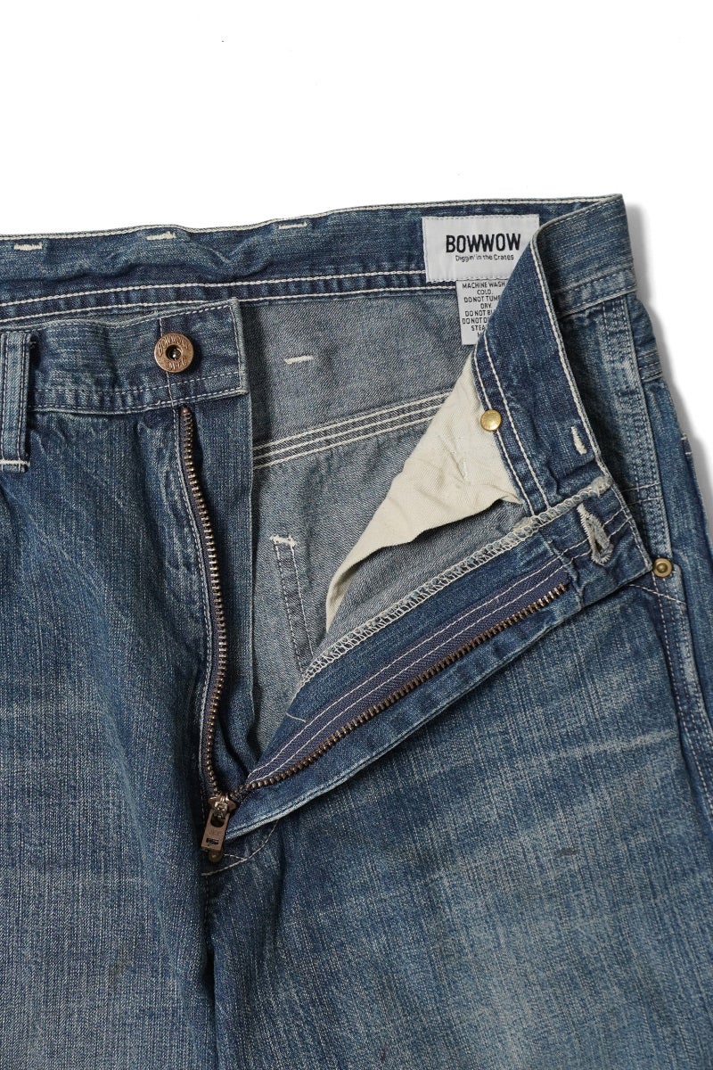 BOWWOW(バウワウ) HERITAGE DENIM PAINTER PANTS AGED ヘリテージデニムペインターパンツエイジド BW261-HDPP