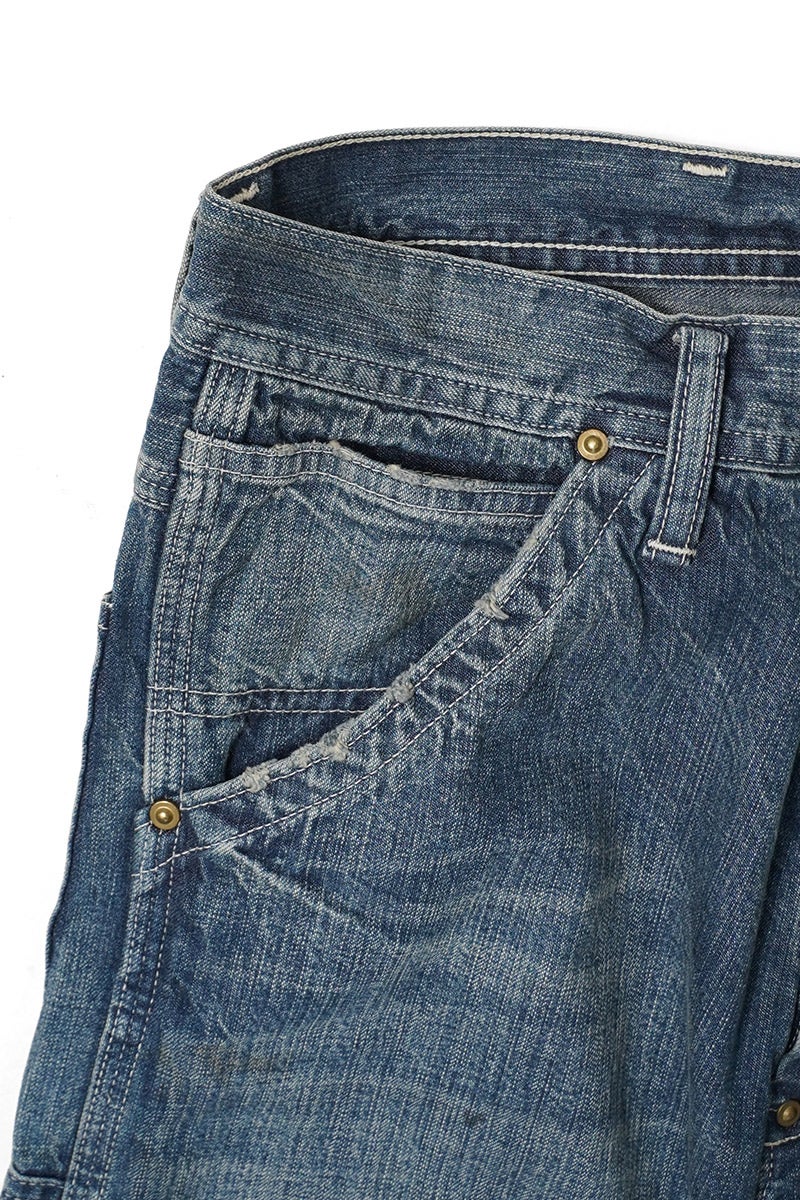 BOWWOW(バウワウ) HERITAGE DENIM PAINTER PANTS AGED ヘリテージデニムペインターパンツエイジド BW261-HDPP