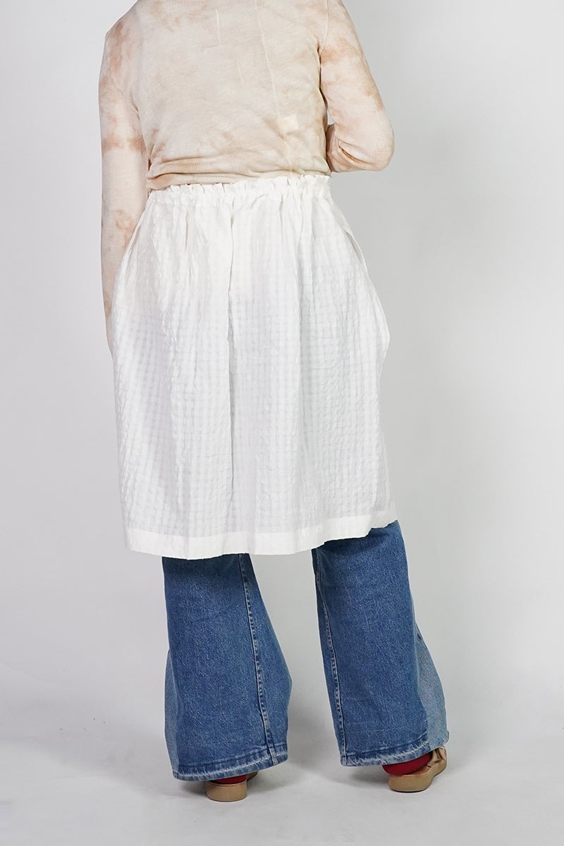 kengo(ケンゴ) linen cotton pokopoko gingham check top リネンコットンポコポコギンガムチェックトップス K26SS-BL1