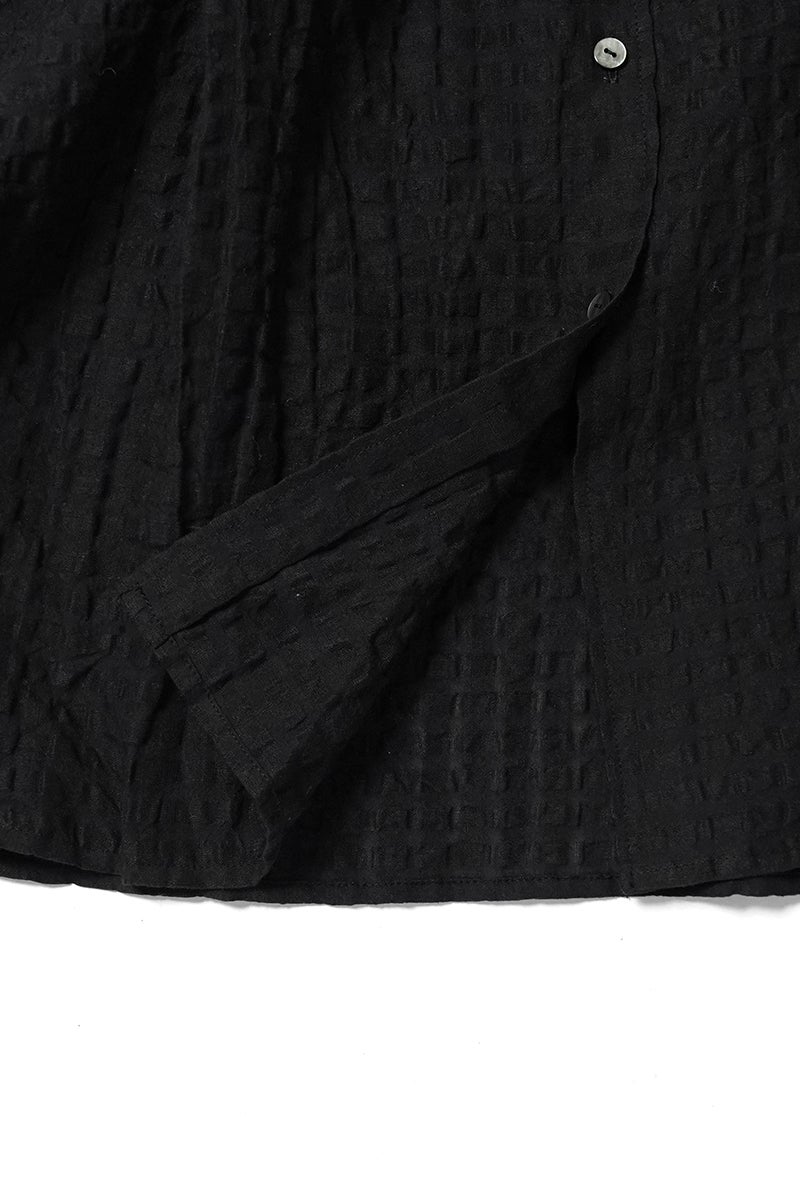 kengo(ケンゴ) linen cotton pokopoko gingham check blouse リネンコットンポコポコギンガムチェックブラウス K26SS-BL2