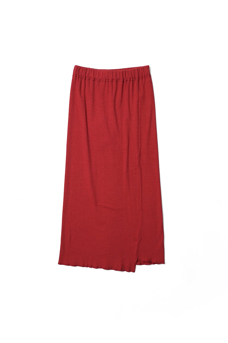 kengo(ケンゴ) garagara rib long skirt ガラガラリブロングスカート K26SS-SK1