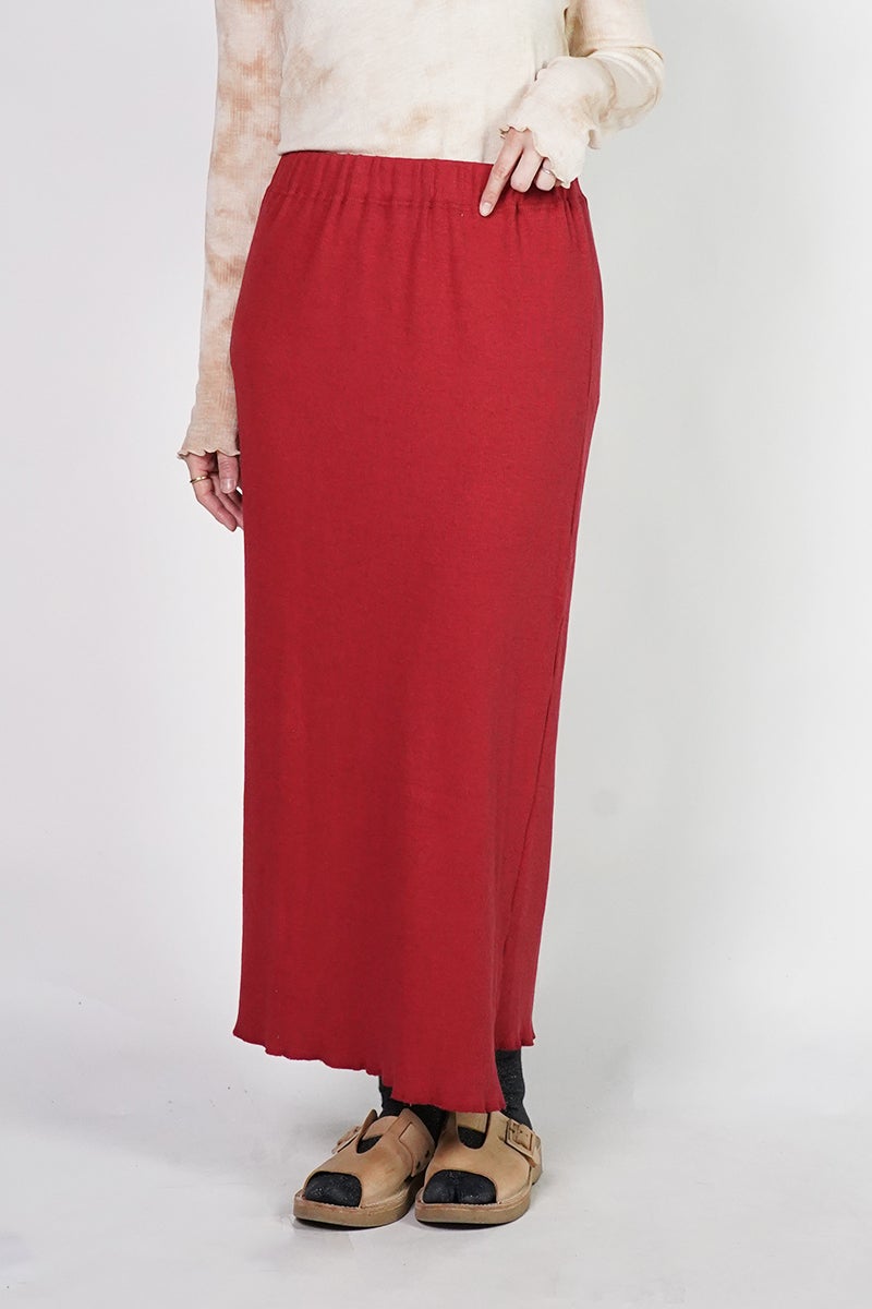 kengo(ケンゴ) garagara rib long skirt ガラガラリブロングスカート K26SS-SK1
