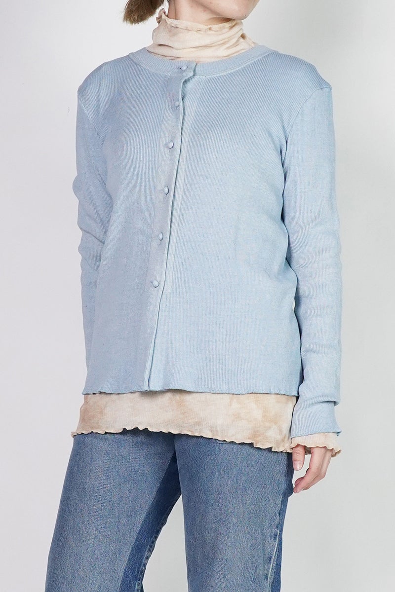 kengo(ケンゴ) garagara rib crew neck cardigan ガラガラリブクルーネックカーディガン K26SS-TP5