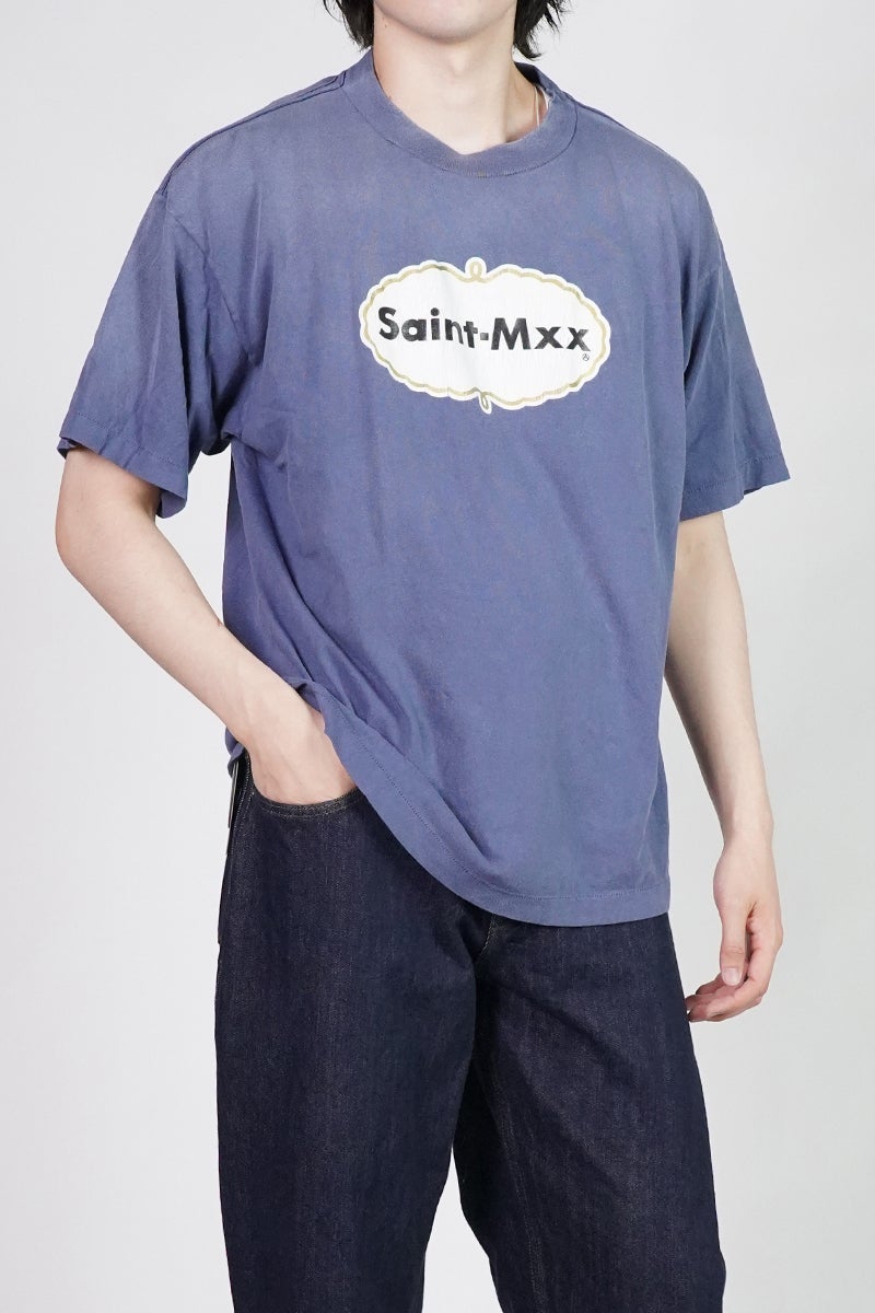 SAINT Mxxxxxx(セントマイケル) SM-MK8-0000-021 / SS T-SHIRT / SAINT MXX / NAVY Tシャツ