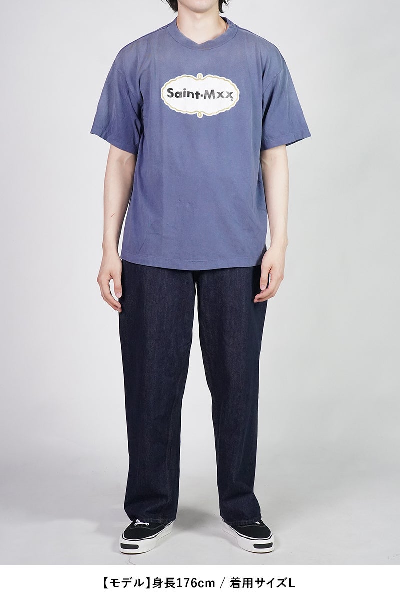 SAINT Mxxxxxx(セントマイケル) SM-MK8-0000-021 / SS T-SHIRT / SAINT MXX / NAVY Tシャツ