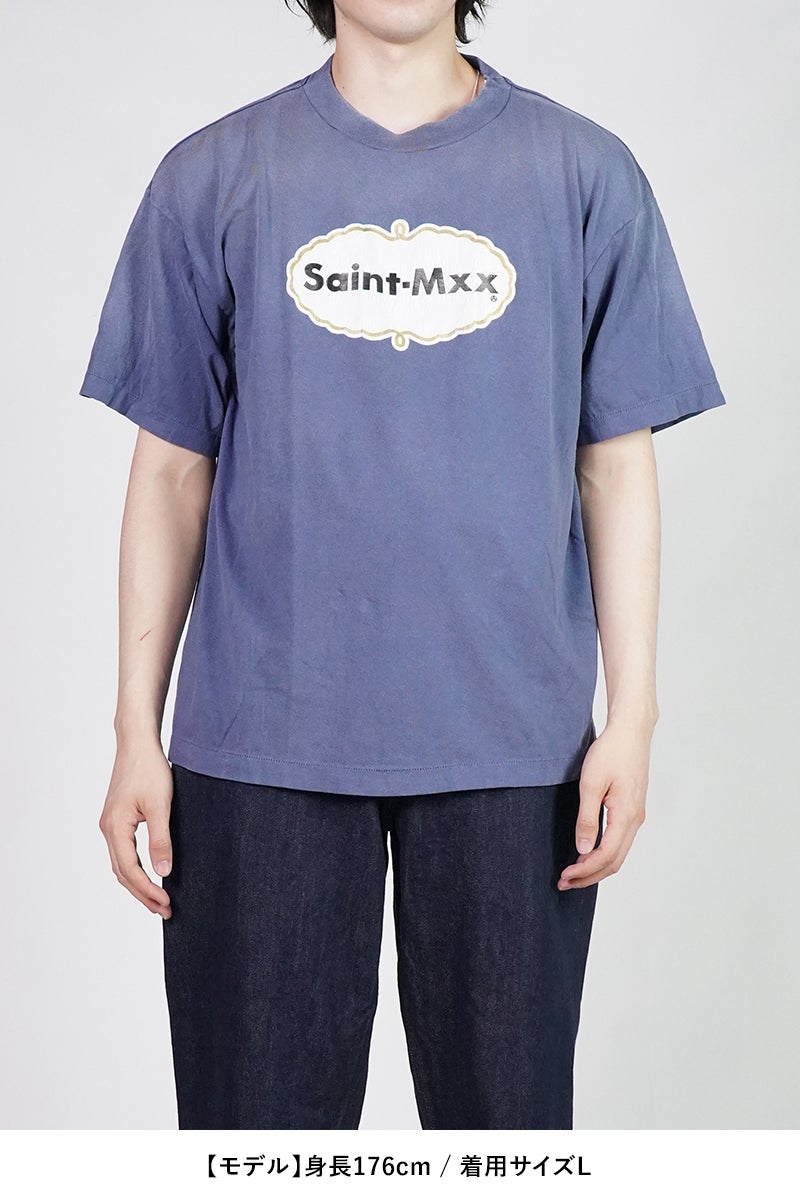 SAINT Mxxxxxx(セントマイケル) SM-MK8-0000-021 / SS T-SHIRT / SAINT MXX / NAVY Tシャツ