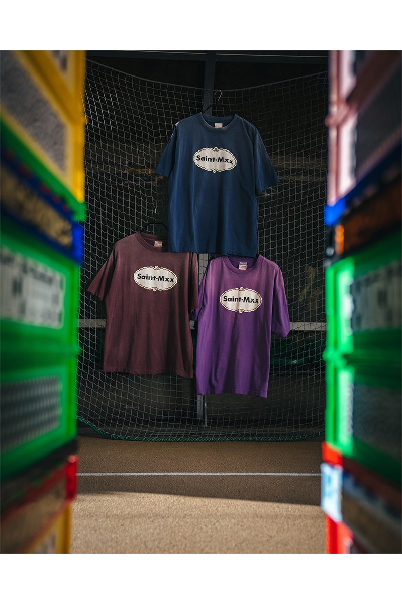 SAINT Mxxxxxx(セントマイケル) SM-MK8-0000-021 / SS T-SHIRT / SAINT MXX / NAVY Tシャツ