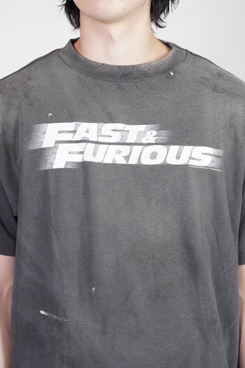 SAINT Mxxxxxx(セントマイケル) SM-MK8-0000-C06 / FF_SS T-SHIRT / FAST FURIOUS / BLK ワイルド スピード Tシャツ