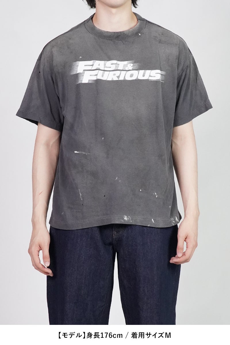 SAINT Mxxxxxx(セントマイケル) SM-MK8-0000-C06 / FF_SS T-SHIRT / FAST FURIOUS / BLK ワイルド スピード Tシャツ