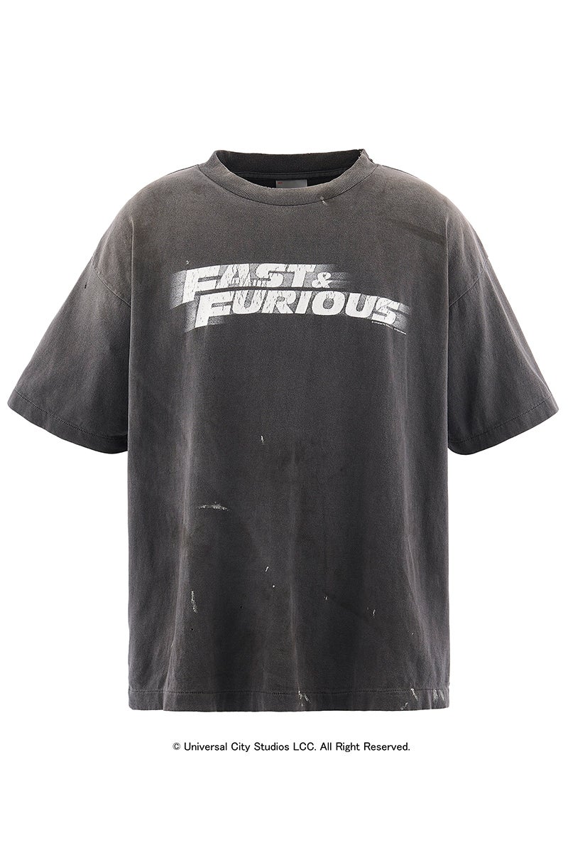 SAINT Mxxxxxx(セントマイケル) SM-MK8-0000-C06 / FF_SS T-SHIRT / FAST FURIOUS / BLK ワイルド スピード Tシャツ
