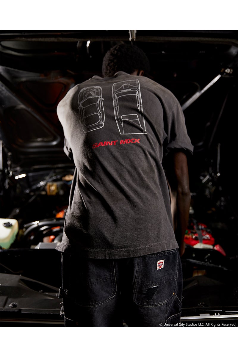 SAINT Mxxxxxx(セントマイケル) SM-MK8-0000-C06 / FF_SS T-SHIRT / FAST FURIOUS / BLK ワイルド スピード Tシャツ