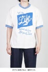 SAINT Mxxxxxx(セントマイケル) SM-MK8-0000-C16 / BOS_SS T-SHIRT / RINGER TEE / WHITE リンガーTシャツ