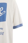 SAINT Mxxxxxx(セントマイケル) SM-MK8-0000-C16 / BOS_SS T-SHIRT / RINGER TEE / WHITE リンガーTシャツ