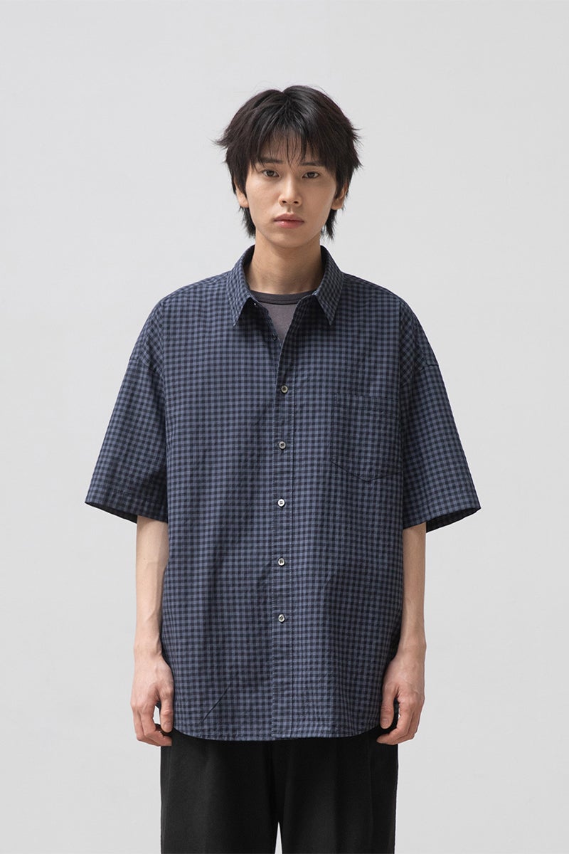ANOTHER OFFICE(アナザーオフィス) Huge Gingham Check Shirt ヒュージギンガムチェックシャツ AOFSSH006
