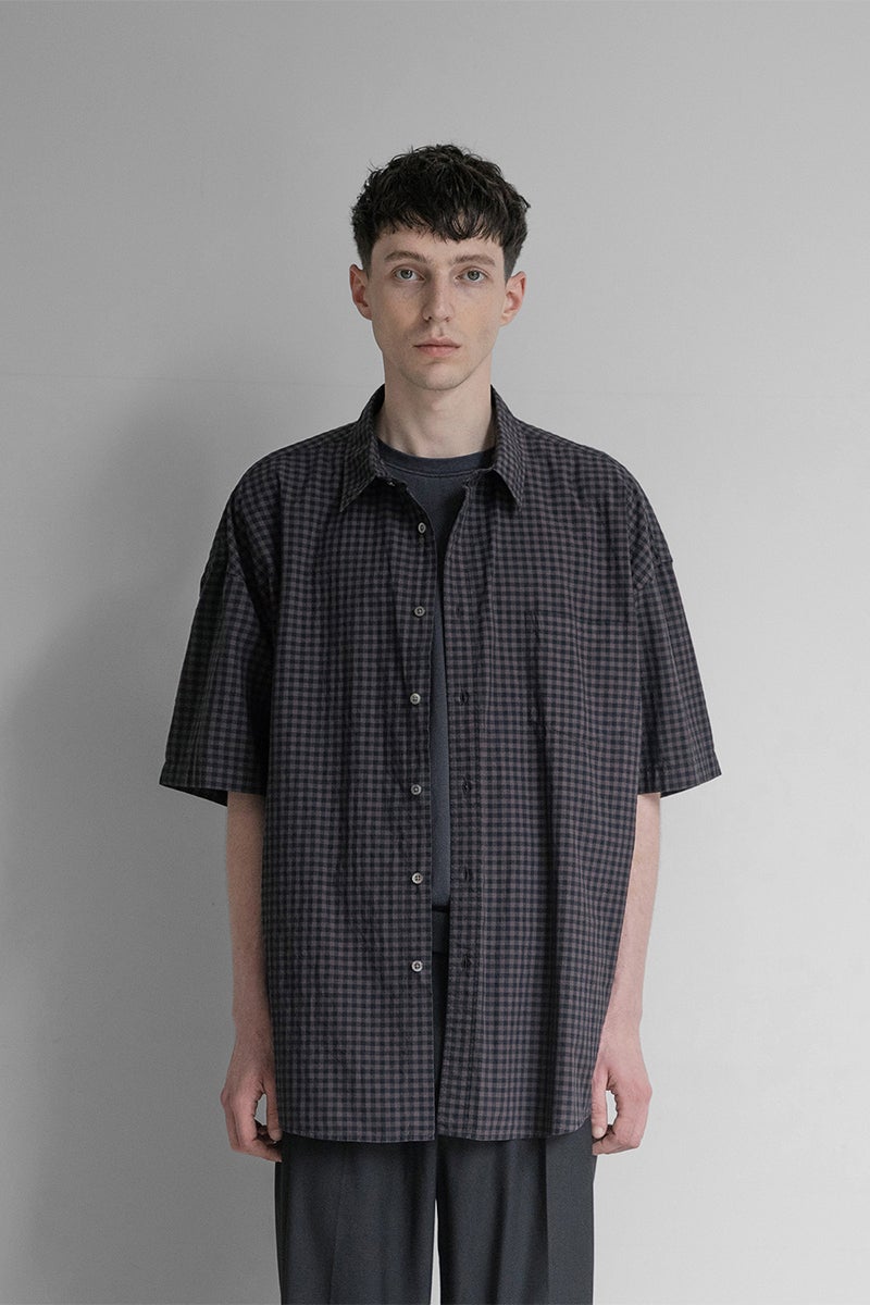 ANOTHER OFFICE(アナザーオフィス) Huge Gingham Check Shirt ヒュージギンガムチェックシャツ AOFSSH006