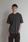 ANOTHER OFFICE(アナザーオフィス) Ordinary Multi Stripe Pocket TEE オーディナリーマルチストライプポケットTシャツ AOFSTS016