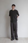 ANOTHER OFFICE(アナザーオフィス) Ordinary Multi Stripe Pocket TEE オーディナリーマルチストライプポケットTシャツ AOFSTS016
