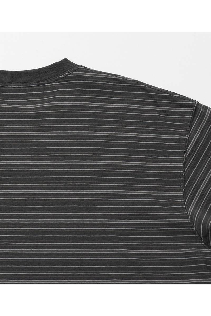 ANOTHER OFFICE(アナザーオフィス) Ordinary Multi Stripe Pocket TEE オーディナリーマルチストライプポケットTシャツ AOFSTS016