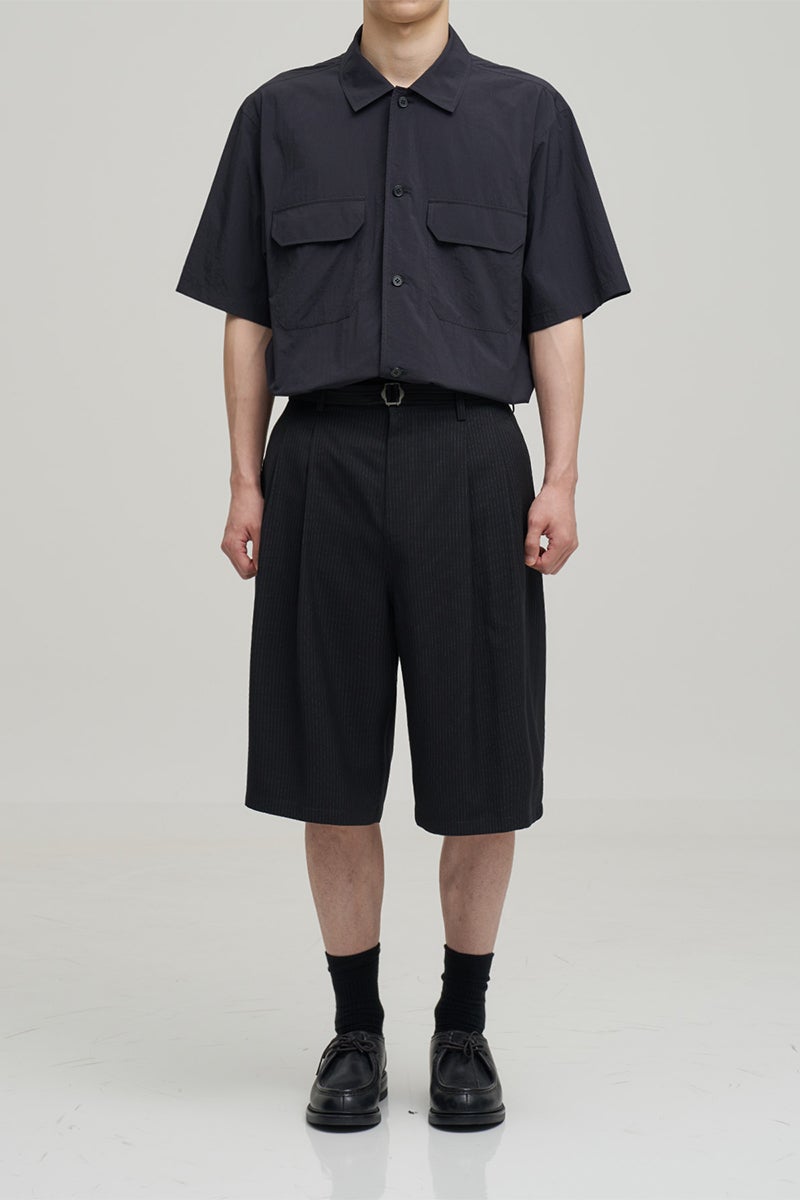 ANOTHER OFFICE(アナザーオフィス) Hemingway Stripe Bermuda Pants ヘミングウェイストライプバミューダパンツ AOGSPT013