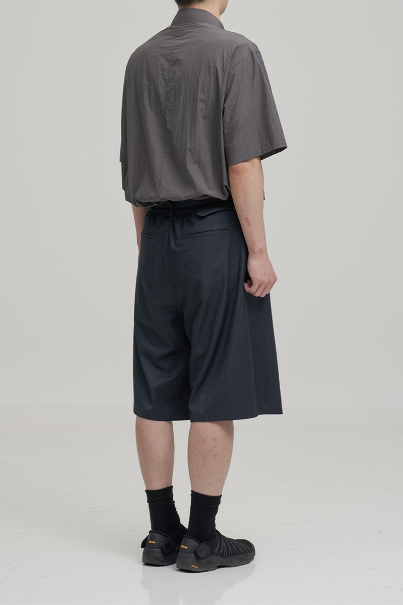 ANOTHER OFFICE(アナザーオフィス) Hemingway Stripe Bermuda Pants ヘミングウェイストライプバミューダパンツ AOGSPT013