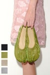 PAES(ペイズ) 20256 Mesh Air String Flat Pumps メッシュエアーストリングフラットパンプス