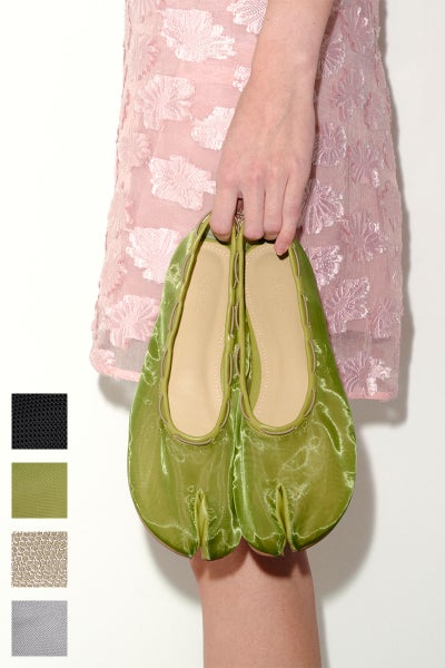 PAES(ペイズ) 20256 Mesh Air String Flat Pumps メッシュエアーストリングフラットパンプス