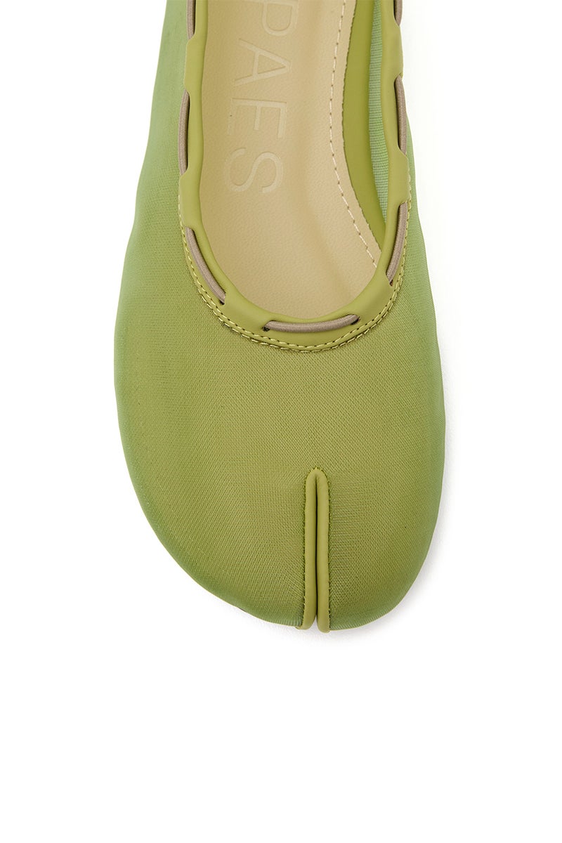 PAES(ペイズ) 20256 Mesh Air String Flat Pumps メッシュエアーストリングフラットパンプス