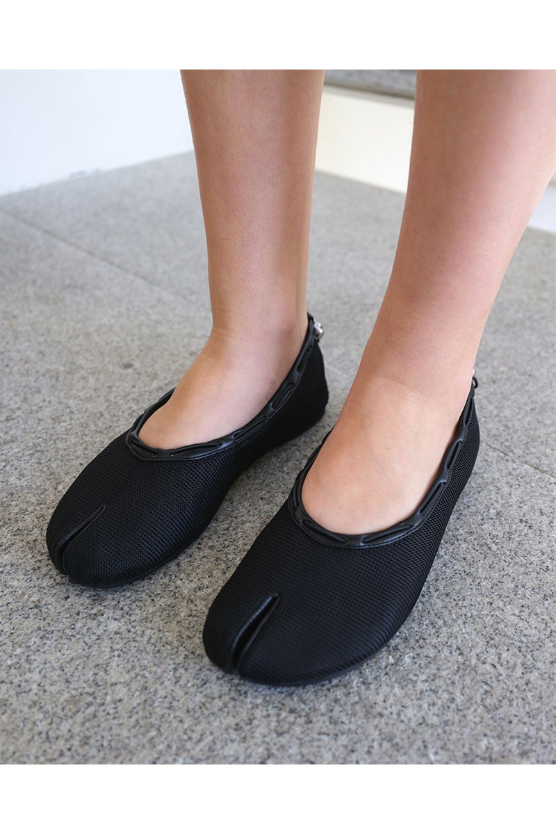 PAES(ペイズ) 20256 Mesh Air String Flat Pumps メッシュエアーストリングフラットパンプス