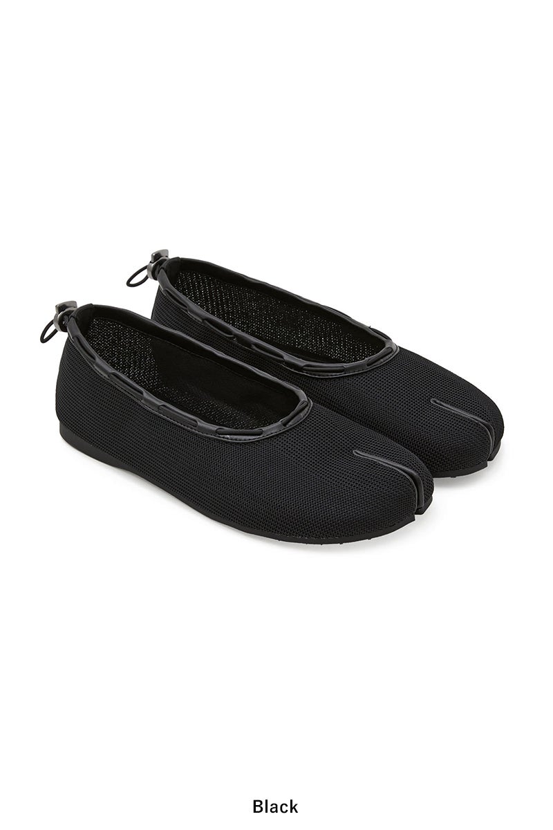 PAES(ペイズ) 20256 Mesh Air String Flat Pumps メッシュエアーストリングフラットパンプス