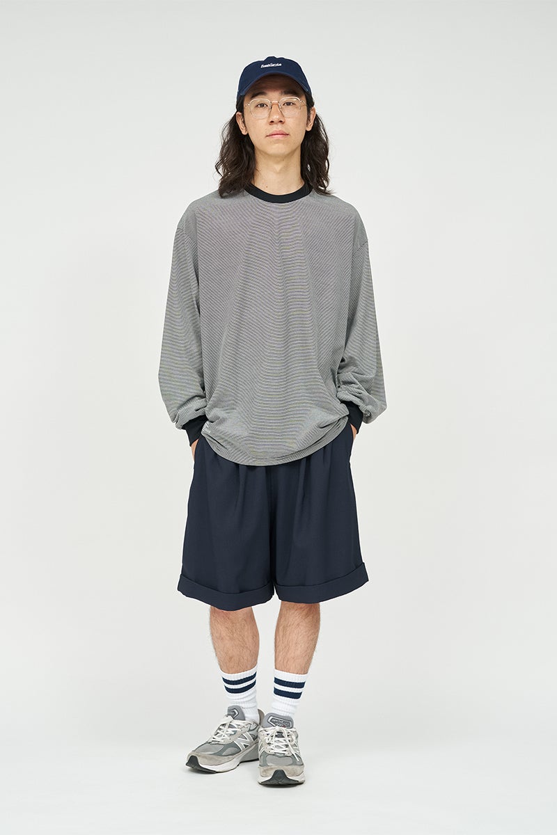 FreshService(フレッシュサービス) MICRO BORDER L/S TEE マイクロボーダー長袖Tシャツ FSC262-70050B