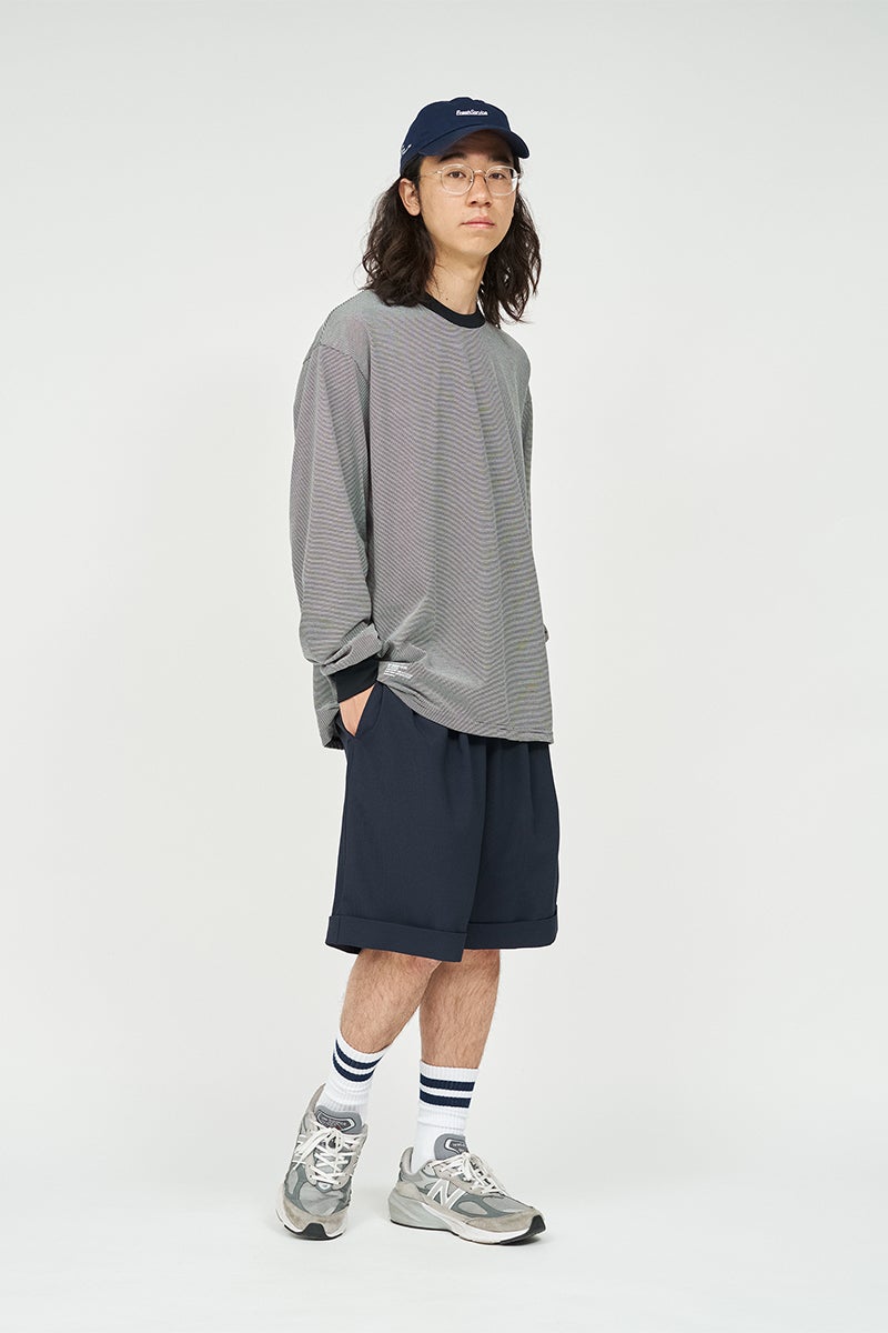 FreshService(フレッシュサービス) MICRO BORDER L/S TEE マイクロボーダー長袖Tシャツ FSC262-70050B