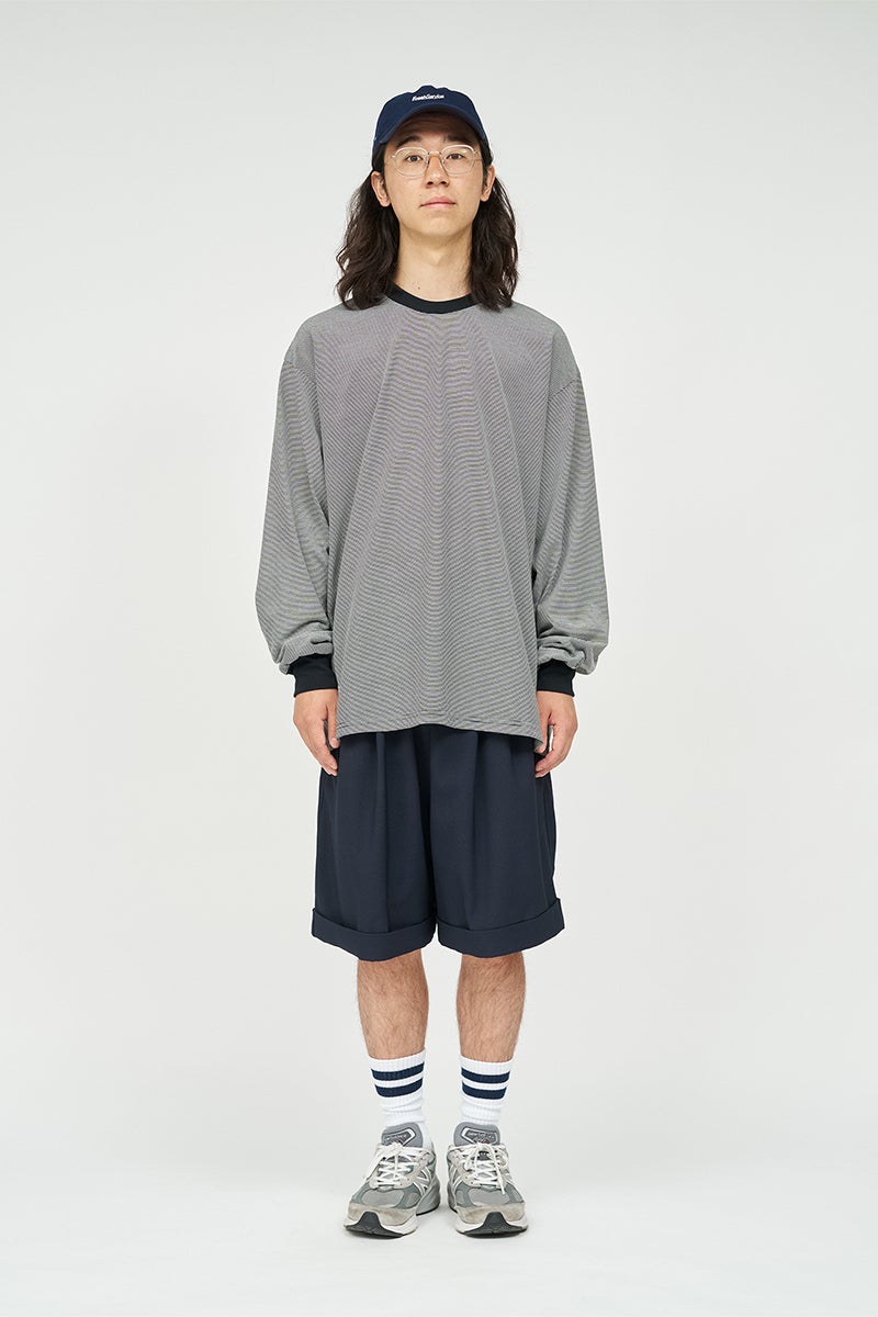 FreshService(フレッシュサービス) MICRO BORDER L/S TEE マイクロボーダー長袖Tシャツ FSC262-70050B