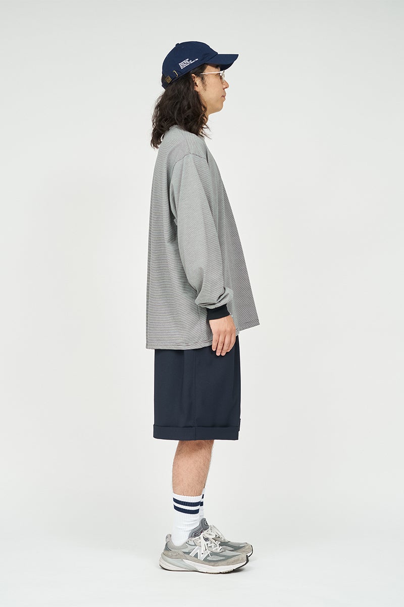 FreshService(フレッシュサービス) MICRO BORDER L/S TEE マイクロボーダー長袖Tシャツ FSC262-70050B