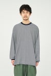 FreshService(フレッシュサービス) MICRO BORDER L/S TEE マイクロボーダー長袖Tシャツ FSC262-70050B