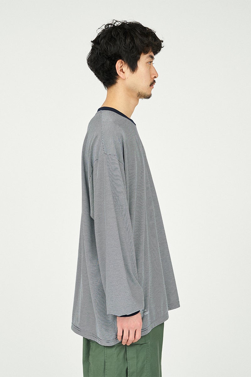 FreshService(フレッシュサービス) MICRO BORDER L/S TEE マイクロボーダー長袖Tシャツ FSC262-70050B