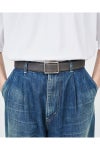 Graphpaper(グラフペーパー) Graphpaper Holeless Leather Classic Belt ホールレスレザークラシックベルト GU262-90033B