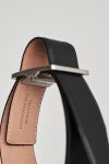 Graphpaper(グラフペーパー) Graphpaper Holeless Leather Classic Belt ホールレスレザークラシックベルト GU262-90033B