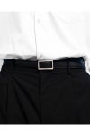 Graphpaper(グラフペーパー) Holeless Leather Classic Narrow Belt ホールレスレザークラシックナローベルト GU262-90034B
