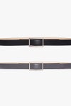 Graphpaper(グラフペーパー) Holeless Leather Classic Narrow Belt ホールレスレザークラシックナローベルト GU262-90034B