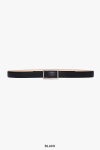 Graphpaper(グラフペーパー) Holeless Leather Classic Narrow Belt ホールレスレザークラシックナローベルト GU262-90034B