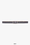 Graphpaper(グラフペーパー) Holeless Leather Classic Narrow Belt ホールレスレザークラシックナローベルト GU262-90034B