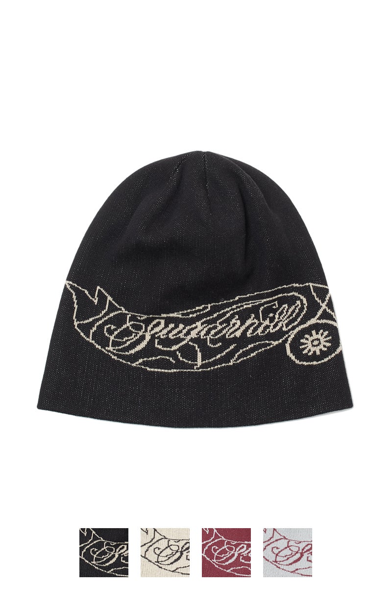 SUGARHILL(シュガーヒル) × CarService(カーサービス) "CS" JOE KNIT BEANIE ジョーニットビーニー 26881001