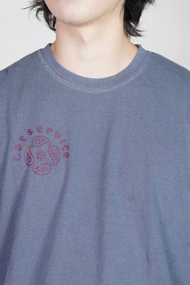 SUGARHILL(シュガーヒル) × CarService(カーサービス) "CS" PAISLY LOGO TEE ペイスリーロゴTシャツ 26880906