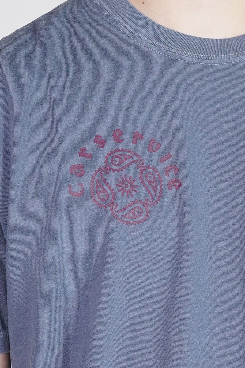 SUGARHILL(シュガーヒル) × CarService(カーサービス) "CS" PAISLY LOGO TEE ペイスリーロゴTシャツ 26880906
