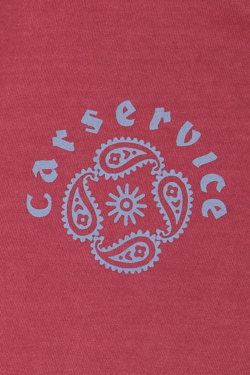 SUGARHILL(シュガーヒル) × CarService(カーサービス) "CS" PAISLY LOGO TEE ペイスリーロゴTシャツ 26880906