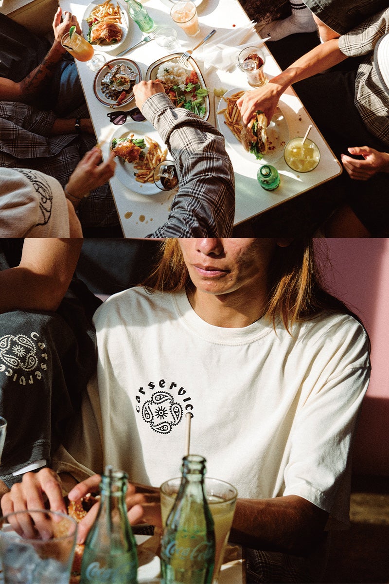 SUGARHILL(シュガーヒル) × CarService(カーサービス) "CS" PAISLY LOGO TEE ペイスリーロゴTシャツ 26880906