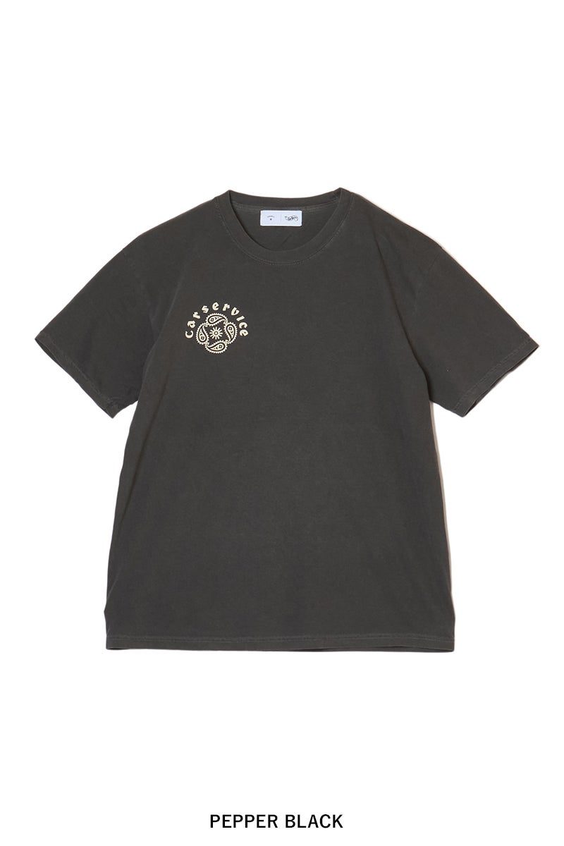 SUGARHILL(シュガーヒル) × CarService(カーサービス) "CS" PAISLY LOGO TEE ペイスリーロゴTシャツ 26880906