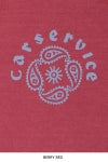 SUGARHILL(シュガーヒル) × CarService(カーサービス) "CS" PAISLY LOGO TEE ペイスリーロゴTシャツ 26880906