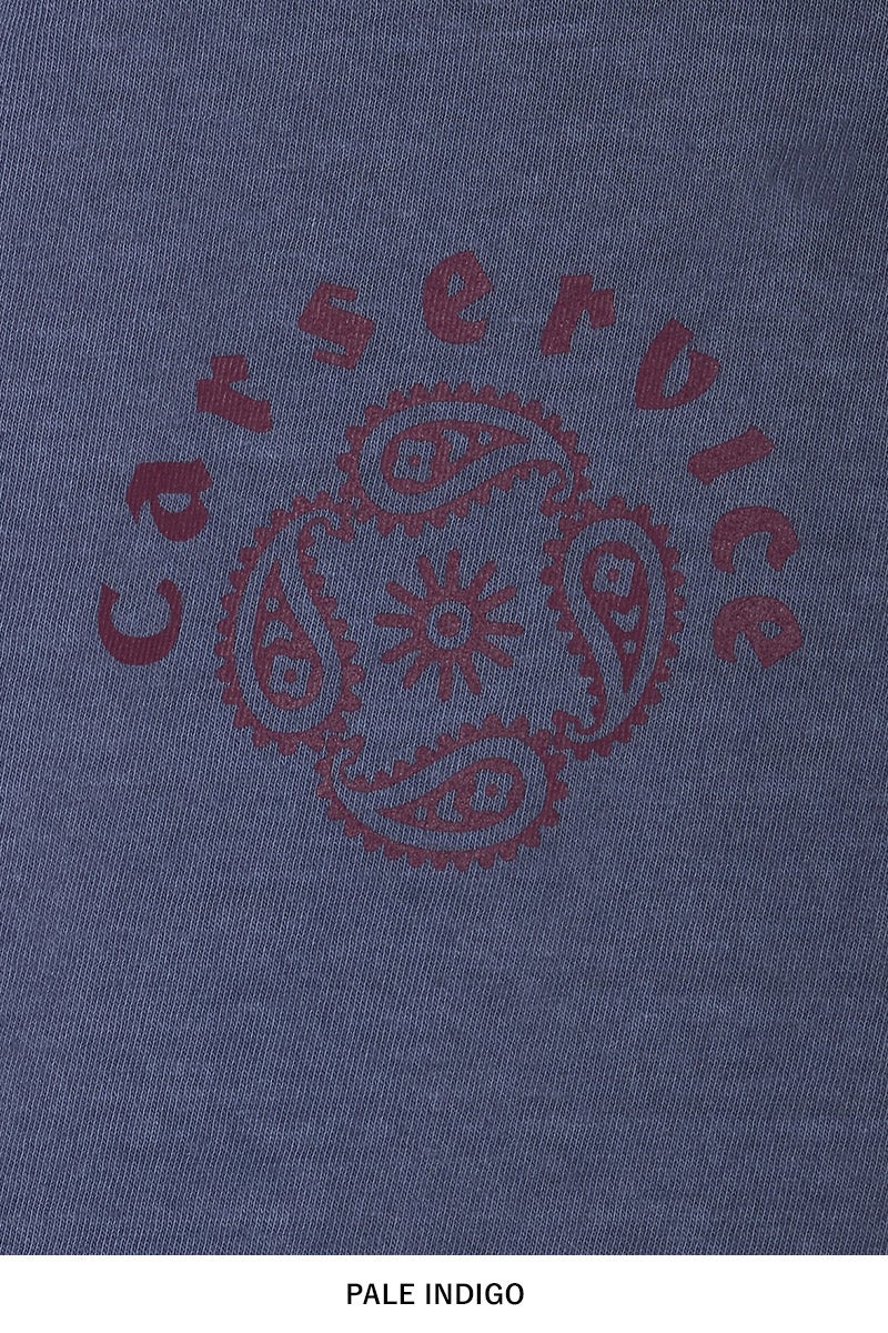 SUGARHILL(シュガーヒル) × CarService(カーサービス) "CS" PAISLY LOGO TEE ペイスリーロゴTシャツ 26880906