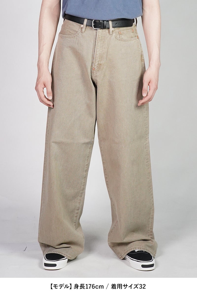 SUGARHILL(シュガーヒル) × CarService(カーサービス) "CS" MODERN DENIM WIDE CUT モダンデニムワイドカット 26880402